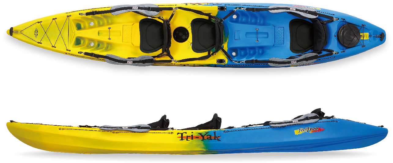 【✨県内無料配送✨】フィールフリー　Tri-Yak　シーカヤック　３人乗り P1_item_newtriyak01large.jpg